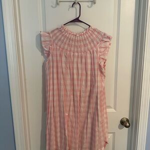 Crown & Ivy Pink Flutter Sleeve Sundress